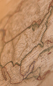 old map of United States