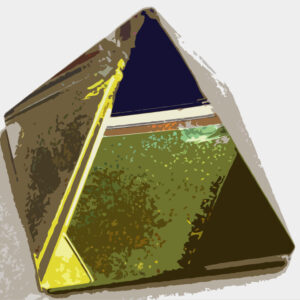 glass prism / pyramid