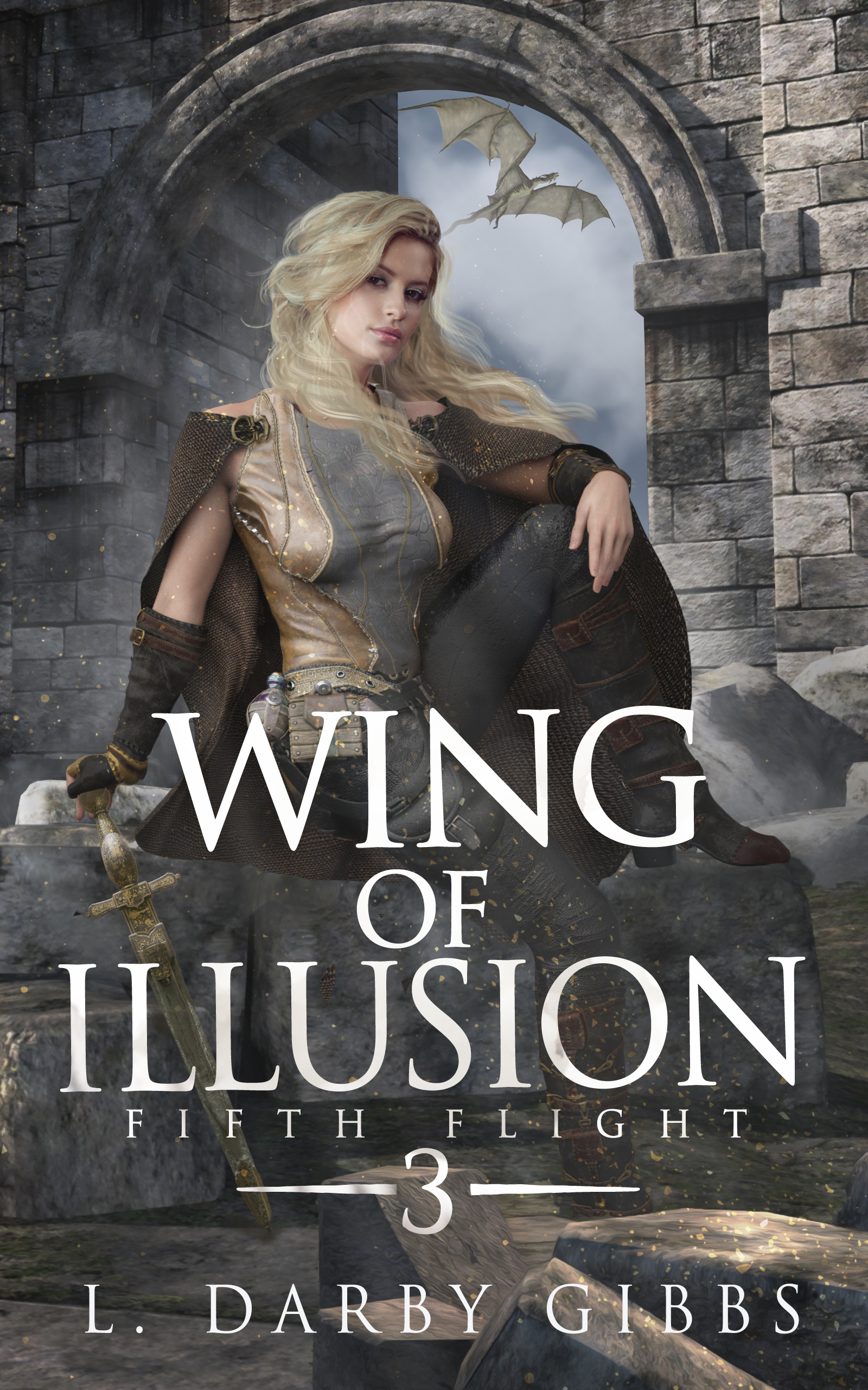 Fantasy novel Wing of Illusion book three in the Fifth Flight series