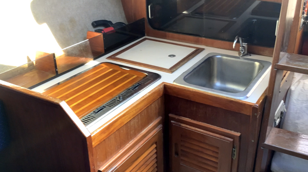 The boat galley