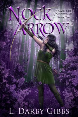Fantasy novel Nock Arrow book 2 in the trilogy Kavin Cut Chronicles where a hidden kingdom is both dangerous and safe